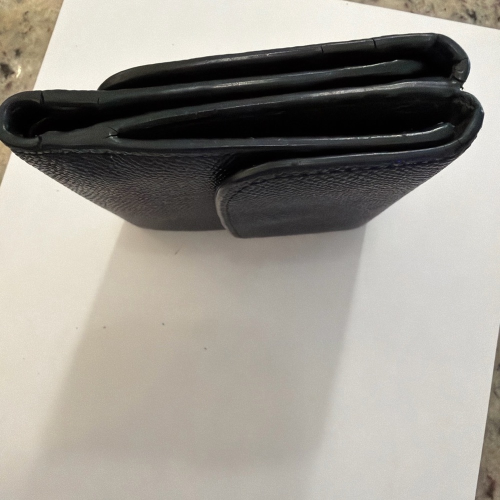 Coach Black Textured Leather Wallet - Picture 7 of 7